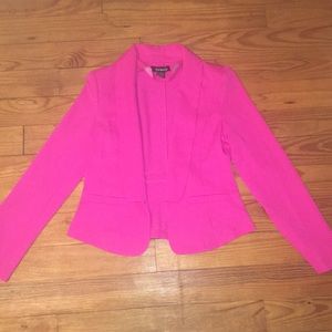 Bright pink blazer